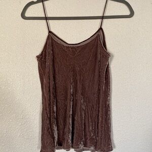 VINCE‎ silk velvet tank